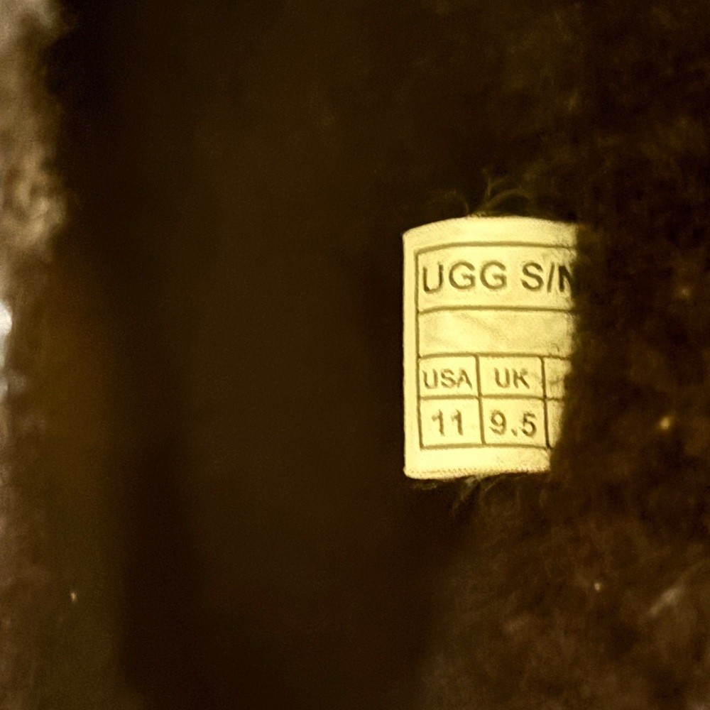 Ugg Black Suede Patchwork Boots - image 7